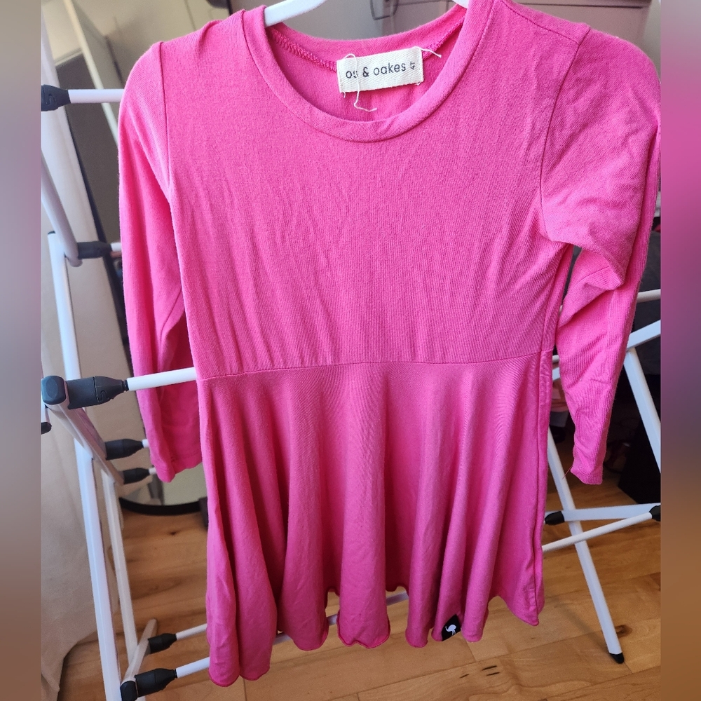 Os & Oakes Kids Long Sleeve Dress.